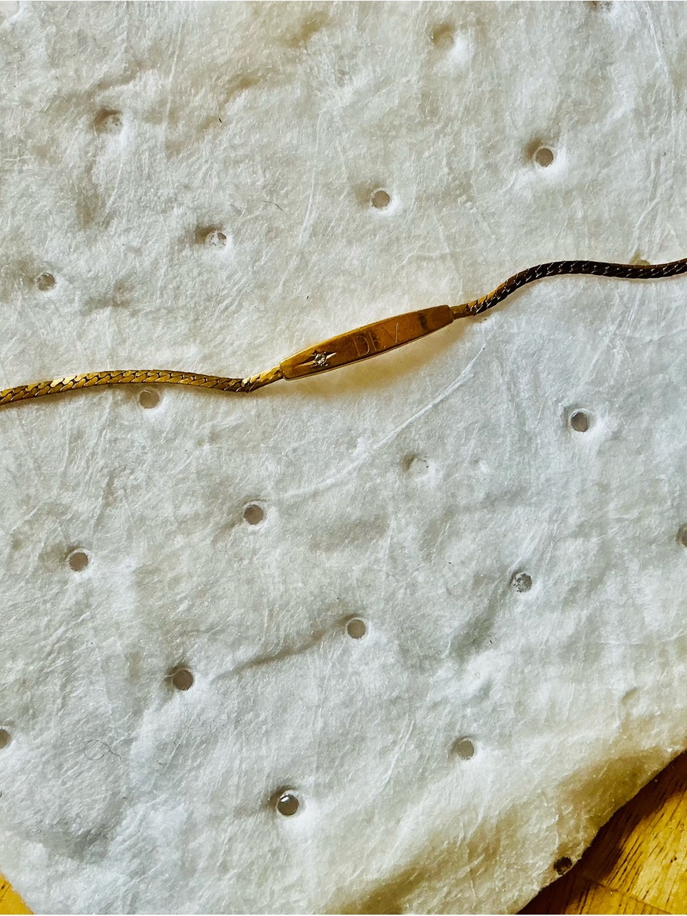 Gold Reptile ID/Tracking Necklace - Unbranded